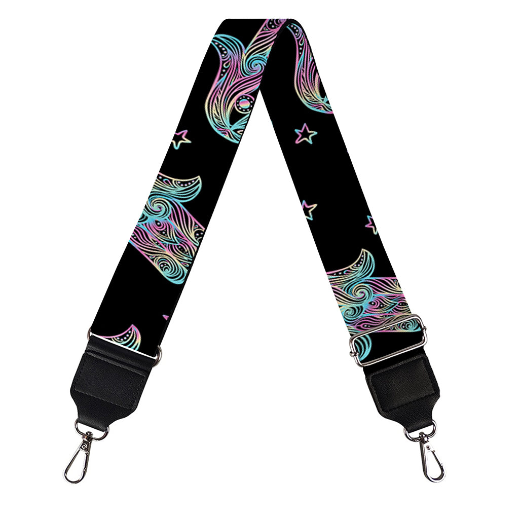 Colorful Hamsa Hand Print Bag Strap