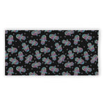 Colorful Hamsa Hand Print Beach Towel