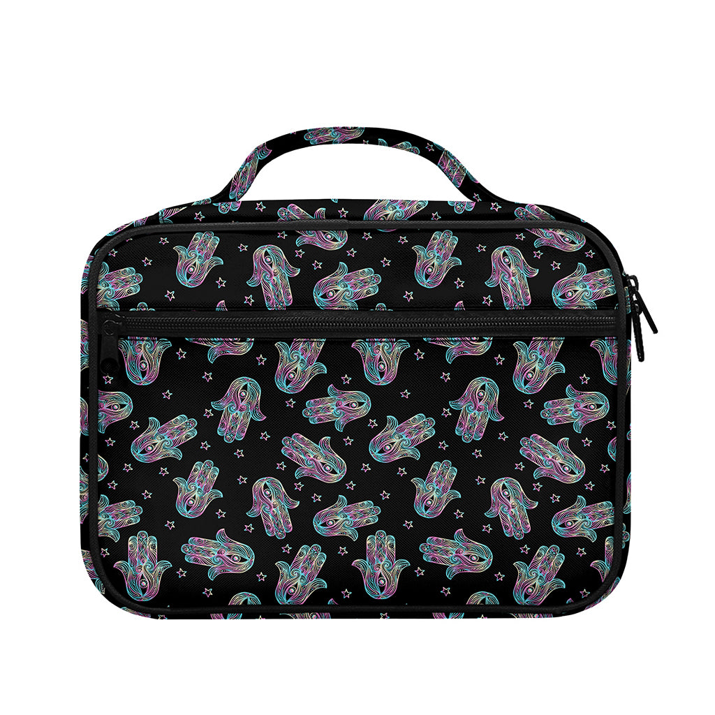 Colorful Hamsa Hand Print Briefcase Bible Bag