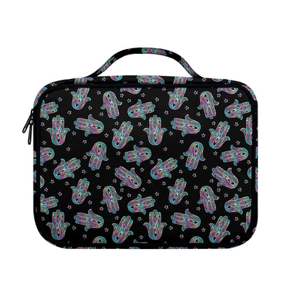 Colorful Hamsa Hand Print Briefcase Bible Bag