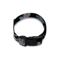 Colorful Hamsa Hand Print Dog Collar