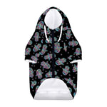 Colorful Hamsa Hand Print Dog Zip Up Hoodie