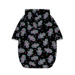 Colorful Hamsa Hand Print Dog Zip Up Hoodie