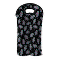 Colorful Hamsa Hand Print Double Neoprene Wine Tote