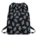 Colorful Hamsa Hand Print Drawstring Backpack