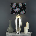 Colorful Hamsa Hand Print Drum Lamp Shade