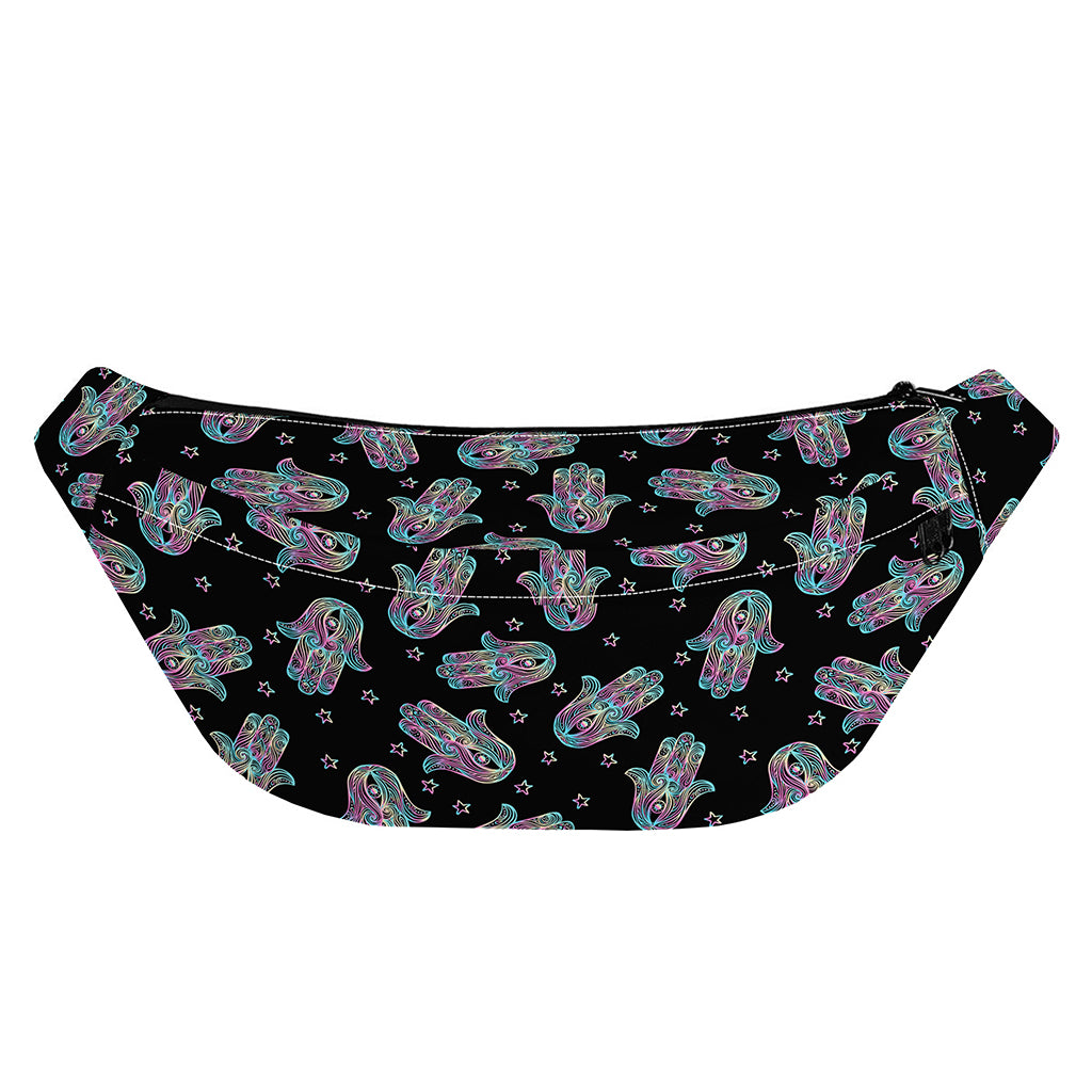 Colorful Hamsa Hand Print Fanny Pack