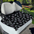 Colorful Hamsa Hand Print Golf Cart Seat Cover