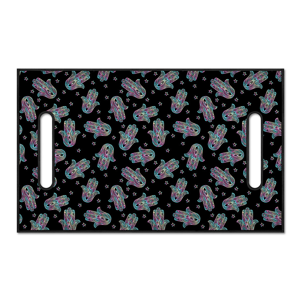 Colorful Hamsa Hand Print Golf Cart Seat Cover