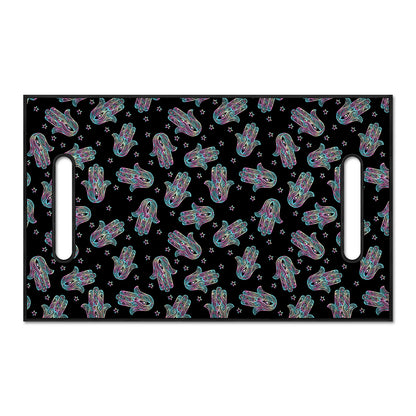 Colorful Hamsa Hand Print Golf Cart Seat Cover