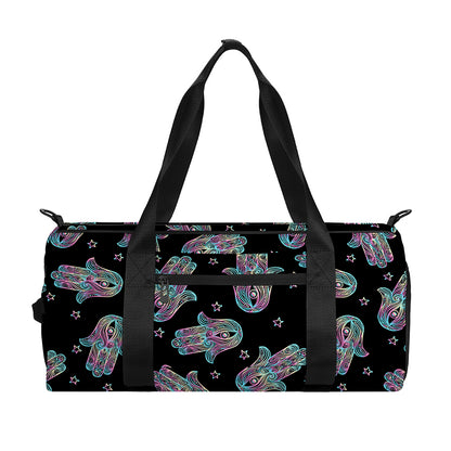 Colorful Hamsa Hand Print Gym Bag