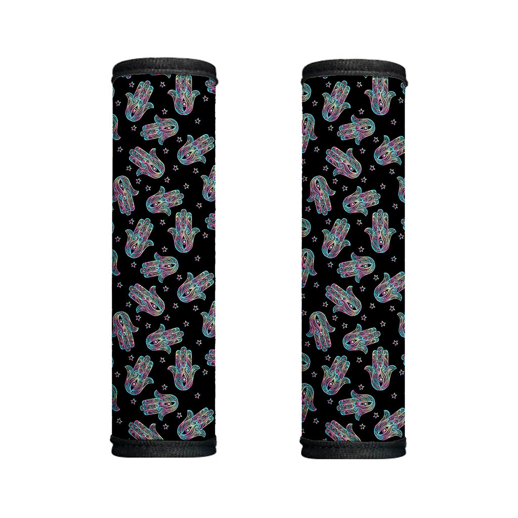 Colorful Hamsa Hand Print Handle Covers