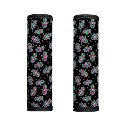 Colorful Hamsa Hand Print Handle Covers