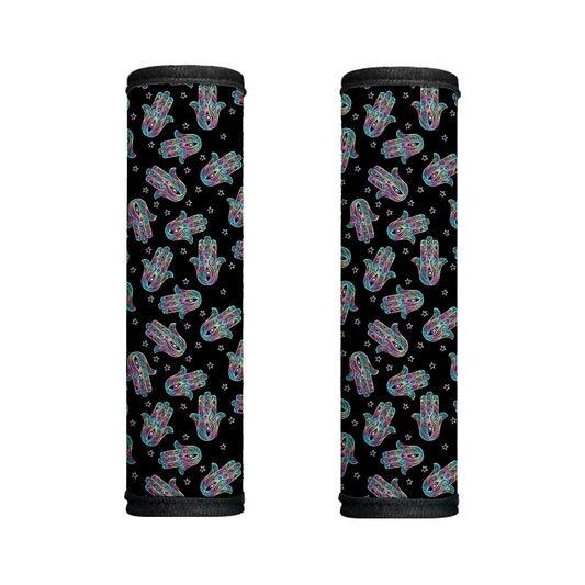 Colorful Hamsa Hand Print Handle Covers