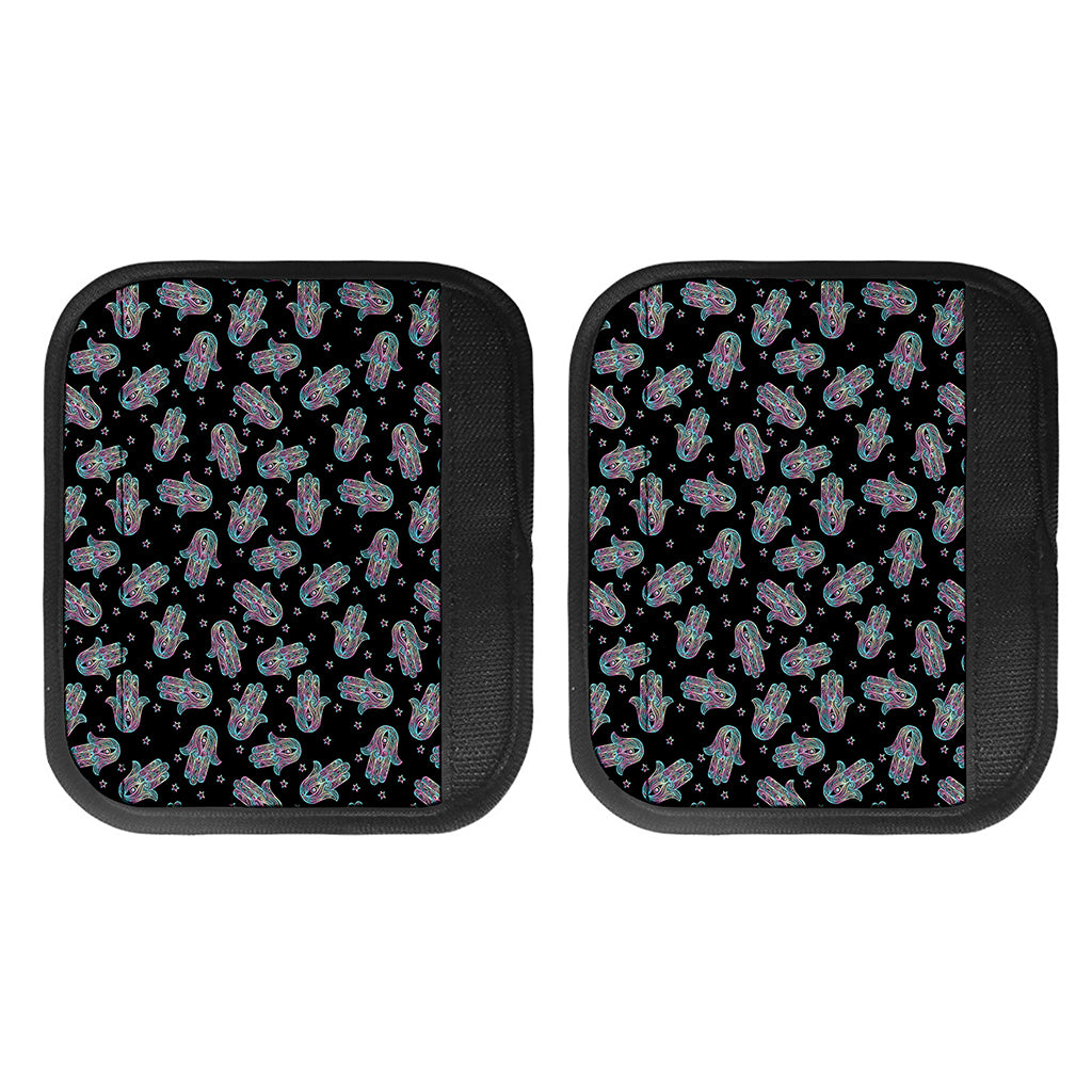 Colorful Hamsa Hand Print Handle Covers