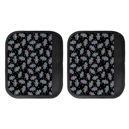 Colorful Hamsa Hand Print Handle Covers