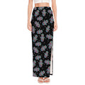 Colorful Hamsa Hand Print High Slit Maxi Skirt