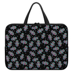 Colorful Hamsa Hand Print Laptop Sleeve With Handle