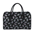Colorful Hamsa Hand Print Leather Duffel Bag