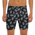 Colorful Hamsa Hand Print Men's Long Boxer Briefs
