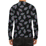 Colorful Hamsa Hand Print Men's Long Sleeve Rash Guard