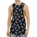 Colorful Hamsa Hand Print Men's Muscle Tank Top