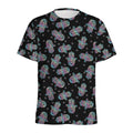 Colorful Hamsa Hand Print Men's Athletic T-Shirt
