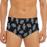 Colorful Hamsa Hand Print Men's Triangle Swim Briefs