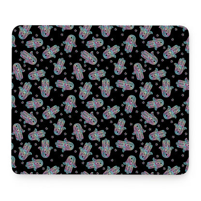 Colorful Hamsa Hand Print Mouse Pad