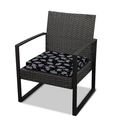 Colorful Hamsa Hand Print Outdoor Seat Cushion Cover