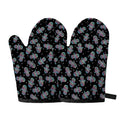 Colorful Hamsa Hand Print Oven Mitts