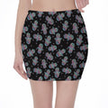 Colorful Hamsa Hand Print Pencil Mini Skirt