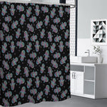 Colorful Hamsa Hand Print Premium Shower Curtain