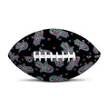 Colorful Hamsa Hand Print Rugby Ball