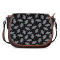 Colorful Hamsa Hand Print Saddle Bag