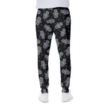 Colorful Hamsa Hand Print Scuba Joggers