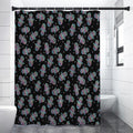 Colorful Hamsa Hand Print Shower Curtain