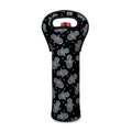 Colorful Hamsa Hand Print Single Neoprene Wine Tote