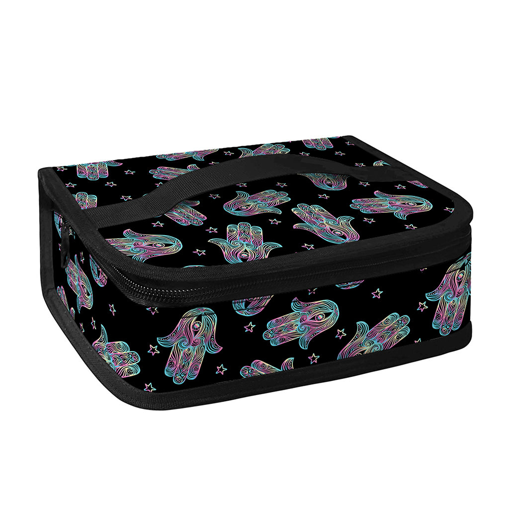 Colorful Hamsa Hand Print Small Lunch Bag