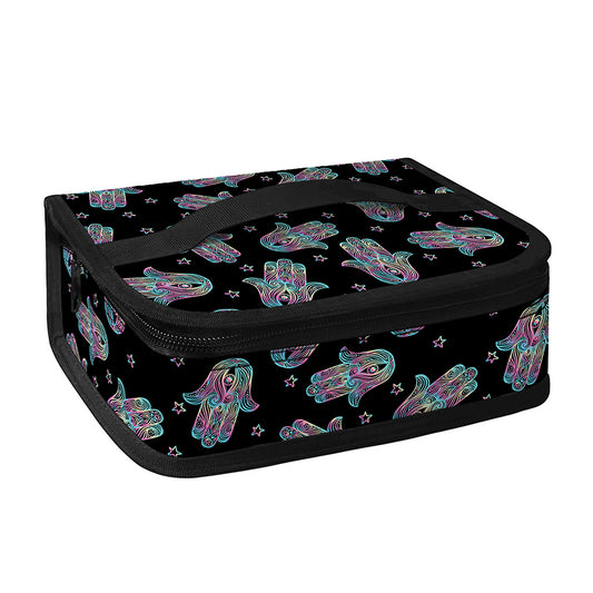 Colorful Hamsa Hand Print Small Lunch Bag