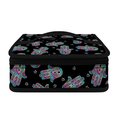Colorful Hamsa Hand Print Small Lunch Bag