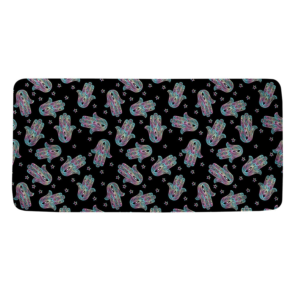 Colorful Hamsa Hand Print Towel