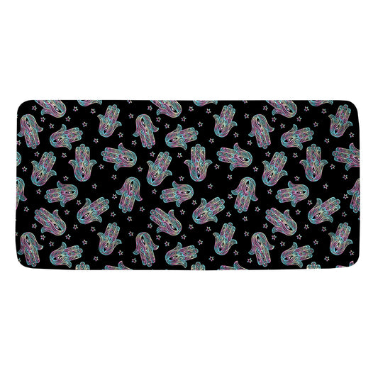 Colorful Hamsa Hand Print Towel