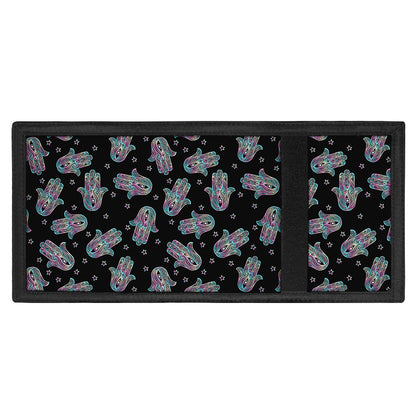 Colorful Hamsa Hand Print Trifold Wallet