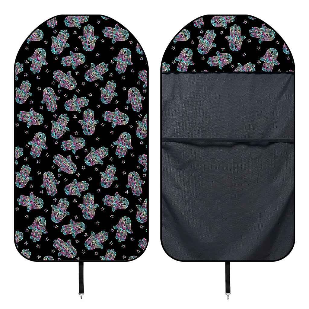 Colorful Hamsa Hand Print Waterproof Car Seat Cover