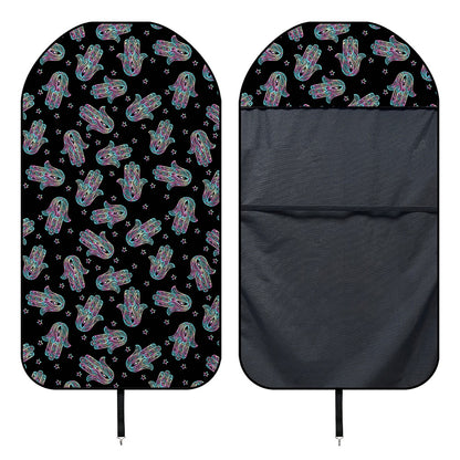 Colorful Hamsa Hand Print Waterproof Car Seat Cover