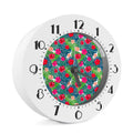 Colorful Hawaii Floral Pattern Print Alarm Clock