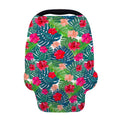 Colorful Hawaii Floral Pattern Print Baby Seat Cover