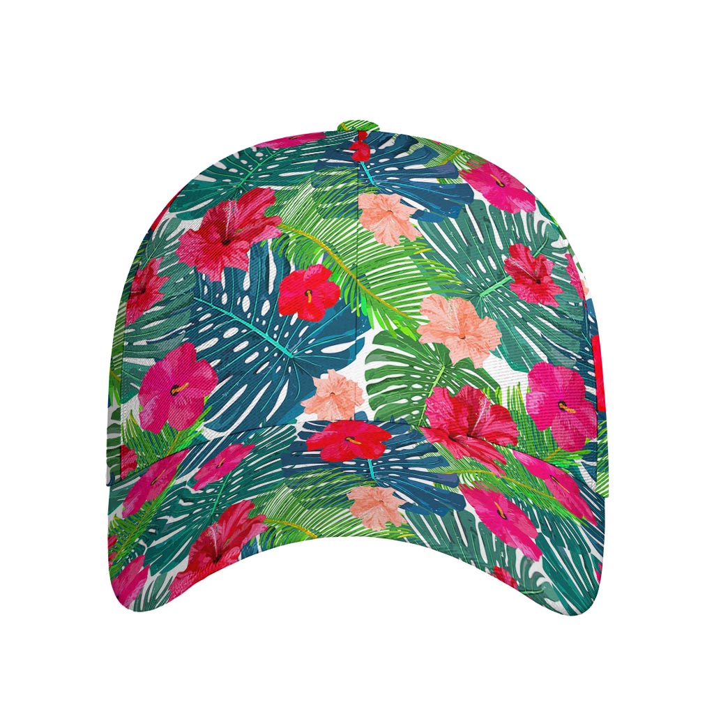 Colorful Hawaii Floral Pattern Print Baseball Cap