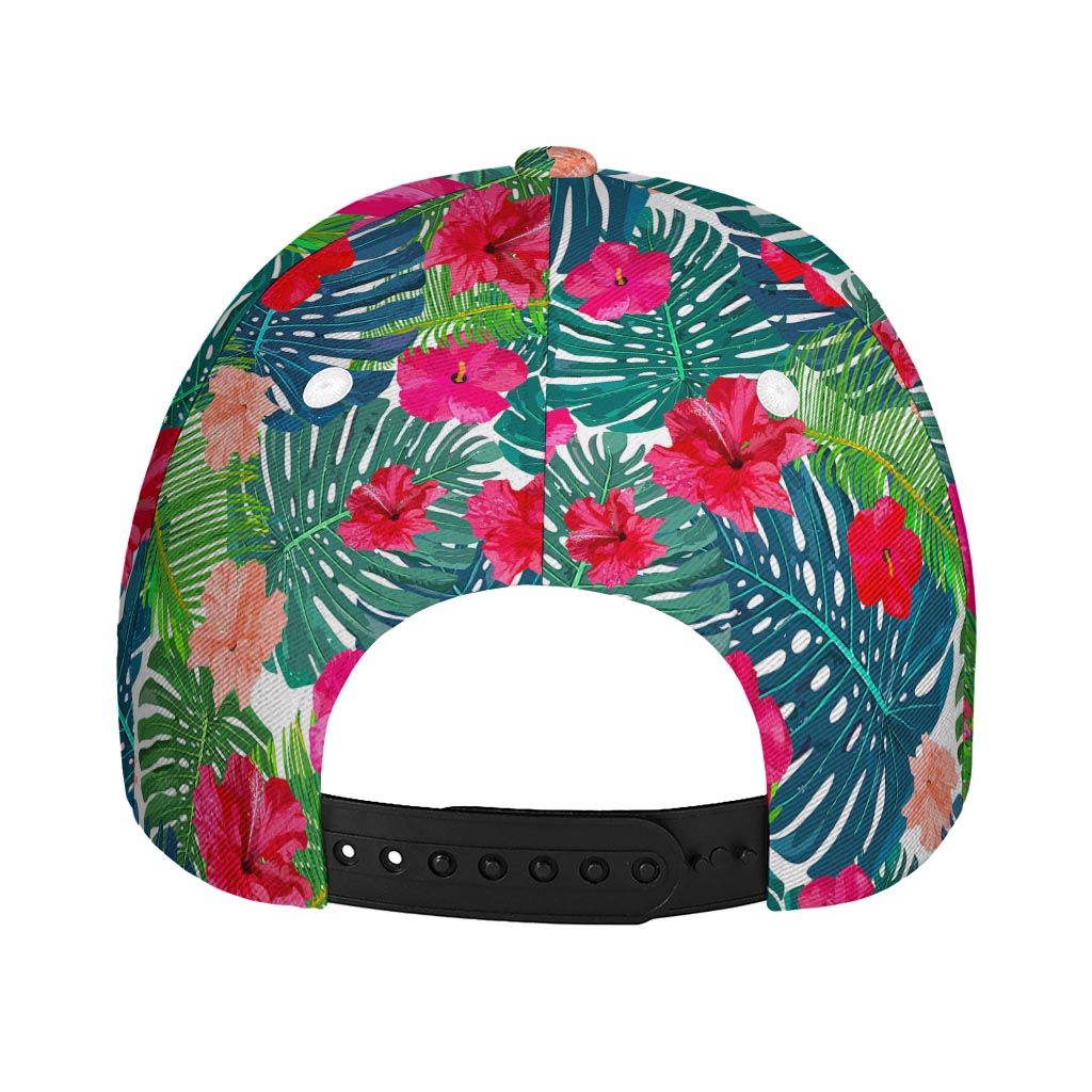 Colorful Hawaii Floral Pattern Print Baseball Cap